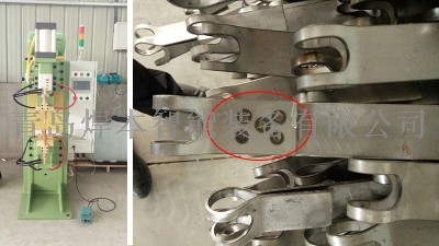 青島焊本為濰坊客戶安裝調(diào)試中頻點(diǎn)焊機(jī)