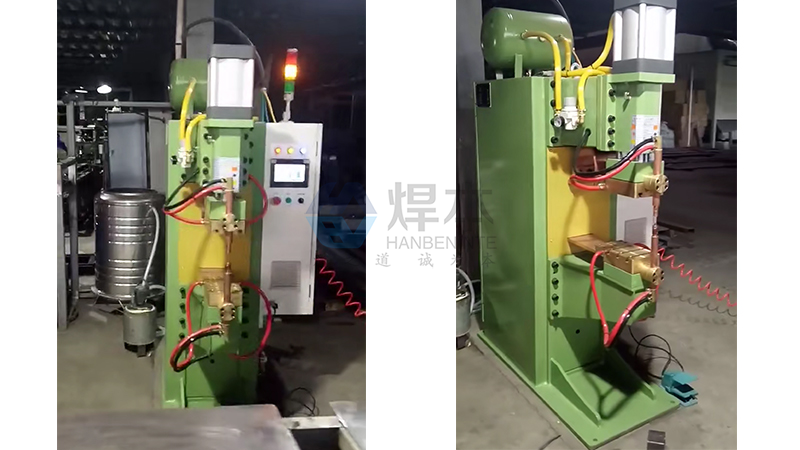 焊本安裝調試中頻點焊機